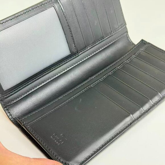 Gucci GG Logo Supreme Wallet with Iconic Red Snake Design - Picture 9 of 9